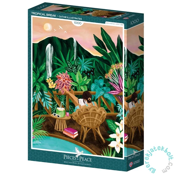 Pieces & Peace 1000 db-os puzzle - Tropical Break (0234)