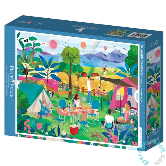 Pieces & Peace 1500 db-os puzzle - Summer Camping (0237)