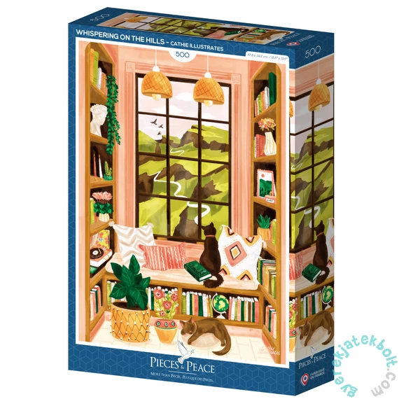 Pieces & Peace 500 db-os puzzle - Whispering on the Hills (0240)