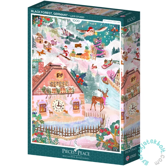 Pieces & Peace 1000 db-os puzzle - Black Forest, Germany (0249)