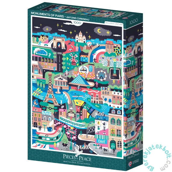 Pieces & Peace 1000 db-os puzzle - Monuments of Paris (0251)