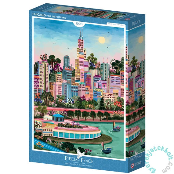 Pieces & Peace 1500 db-os puzzle - Chicago (0252)