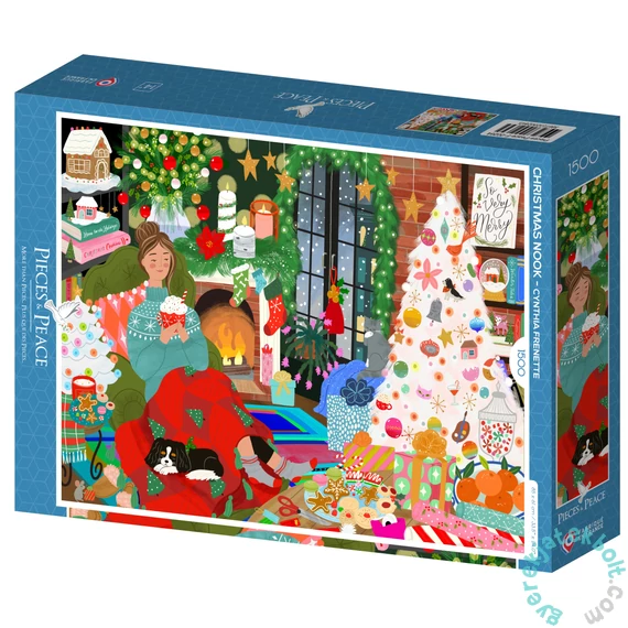 Pieces & Peace 1500 db-os puzzle - Christmas Nook (0264)