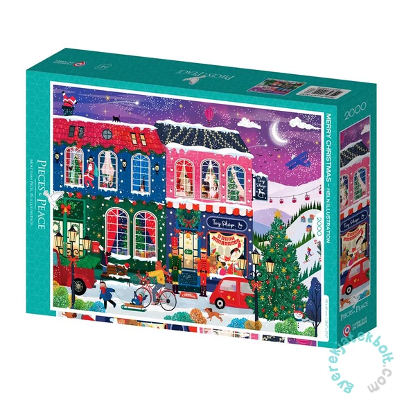 Pieces &amp; Peace 2000 db-os puzzle - Merry Christmas (0267)