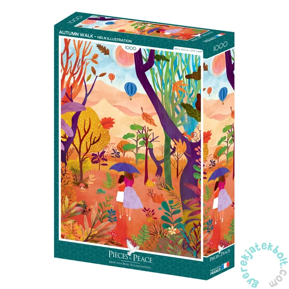 Pieces &amp; Peace 1000 db-os puzzle - Autumn Walk (0141)