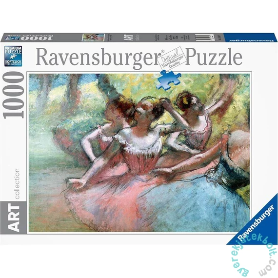Ravensburger 1000 db-os Art puzzle - Degas - Négy ballerina a színpadon (12001318)