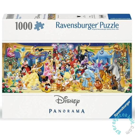 Ravensburger 1000 db-os Panoráma puzzle - Disney csoportkép (12000444)