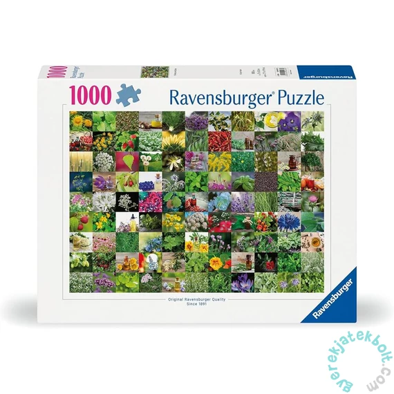 Ravensburger 1000 db-os puzzle - 99 gyógy- és fűszernövény (12000073)