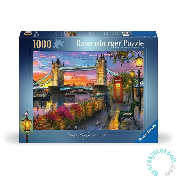 Ravensburger 1000 db-os puzzle - A Tower Bridge naplementében (12000041)