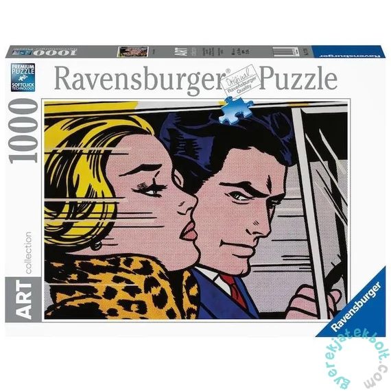Ravensburger 1000 db-os puzzle - Art Collection - Roy Lichtenstein - Az autóban (12000192)