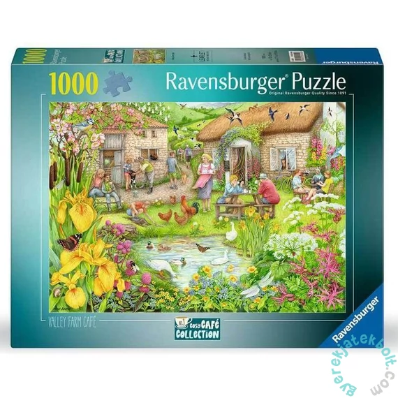Ravensburger 1000 db-os puzzle - Cosy Cafe Collection - Farm Café (12001454)