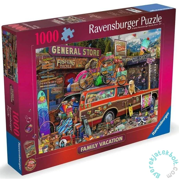 Ravensburger 1000 db-os puzzle - Családi vakáció (12000130)