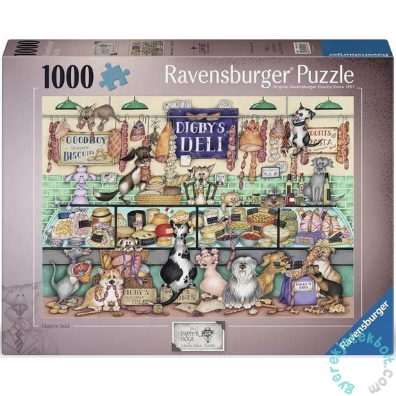 Ravensburger 1000 db-os puzzle - Dapper Dog - Digby Deli (12001453)