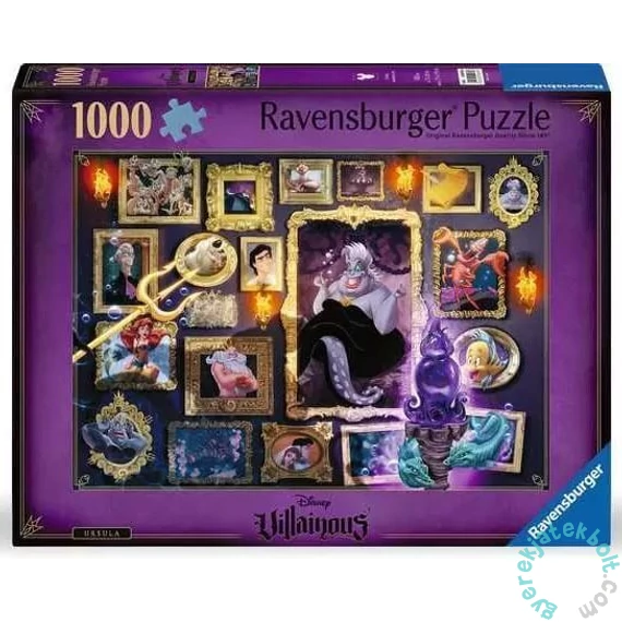 Ravensburger 1000 db-os puzzle - Disney gonoszai - Ursula (12000039)