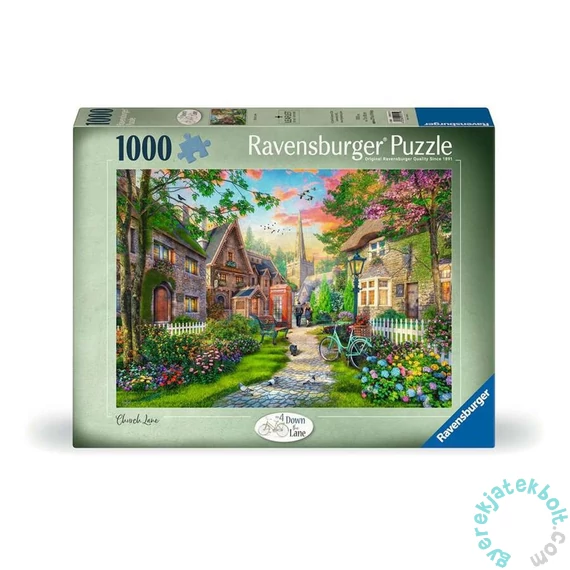 Ravensburger 1000 db-os puzzle - Down the Lane - Church Lane (12001101)