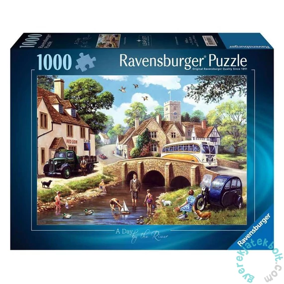 Ravensburger 1000 db-os puzzle - Egy nap a folyó mellett (12001257)
