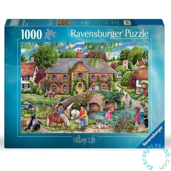 Ravensburger 1000 db-os puzzle - Falusi élet (12001526)
