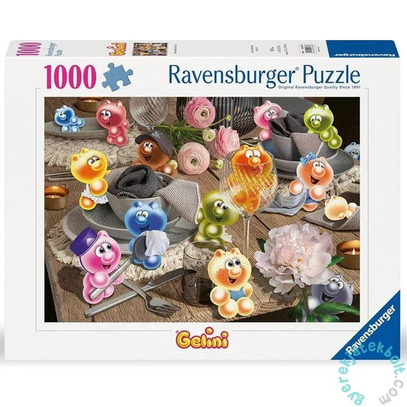 Ravensburger 1000 db-os puzzle - Gelini - Terített asztal (12000788)