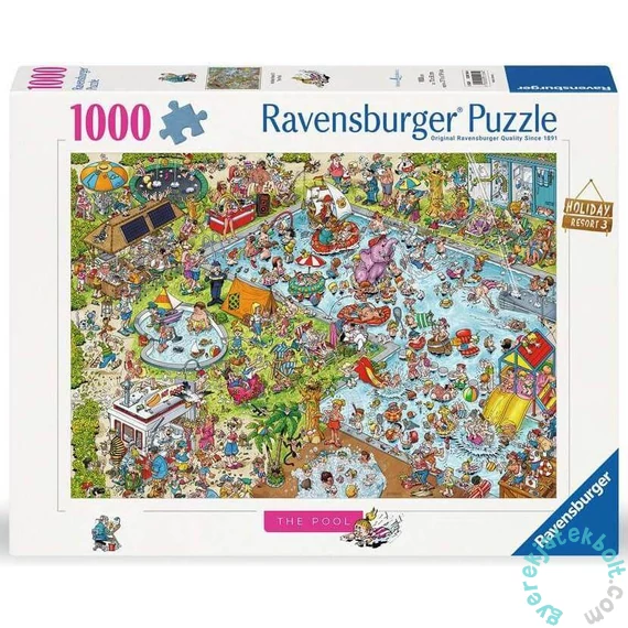 Ravensburger 1000 db-os puzzle - Holiday Resort 3 - The Pool (12001164)