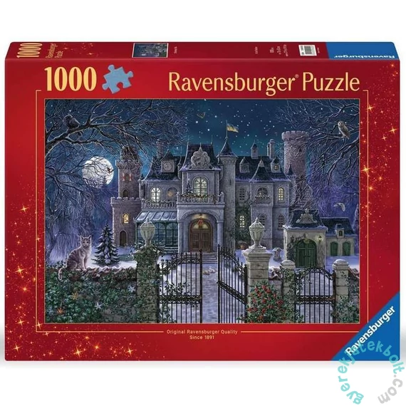 Ravensburger 1000 db-os puzzle - Karácsonyi villa (12000505)