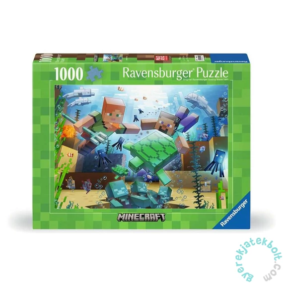 Ravensburger 1000 db-os puzzle - Minecraft - Vízi világ (12000421)