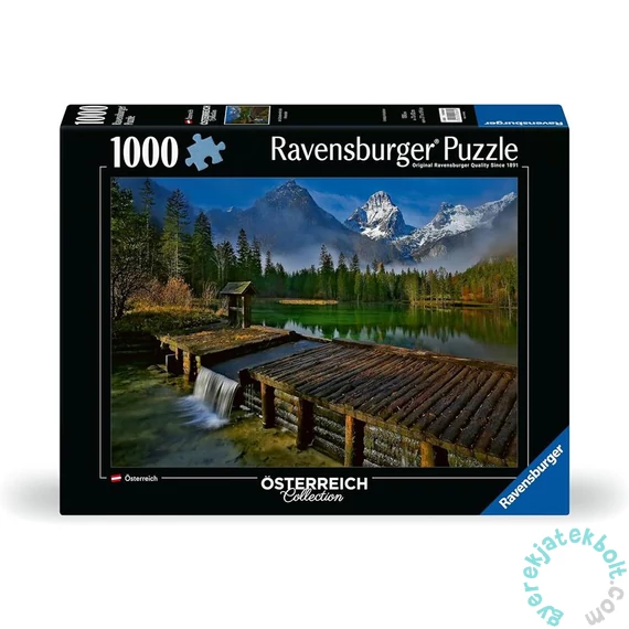 Ravensburger 1000 db-os puzzle - Schiederweiher tó Hinterst, Ausztria (12000603)