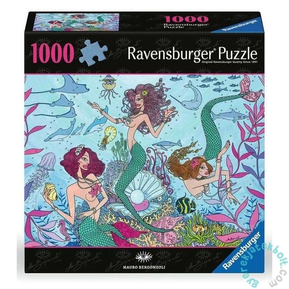 Ravensburger 1000 db-os puzzle - Sellők, Mauro Bergonzoli (12001020)