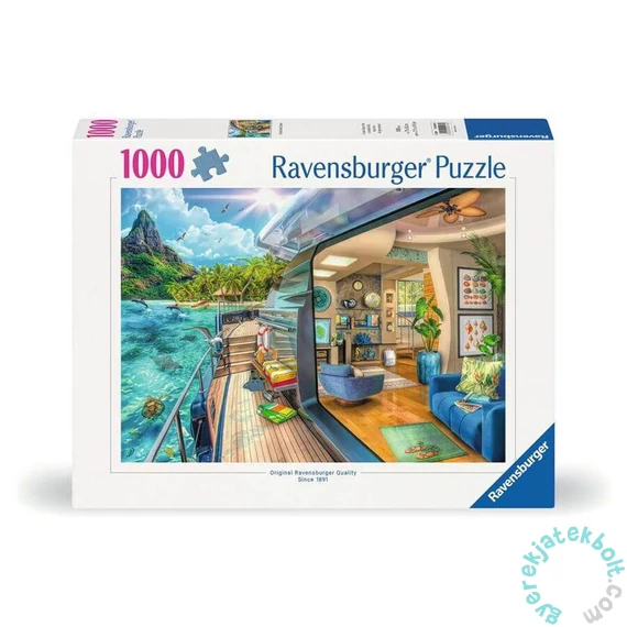 Ravensburger 1000 db-os puzzle - Trópusi sziget járat (12000413)