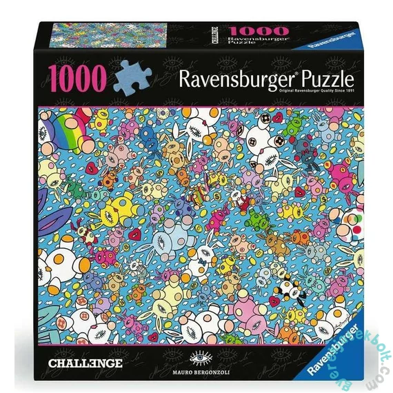 Ravensburger 1000 db-os puzzle - Varázslatos nyuszik, Mauro Bergonzoli (12001018)