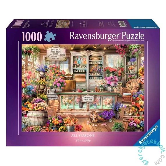 Ravensburger 1000 db-os puzzle - Virágbolt (12001262)