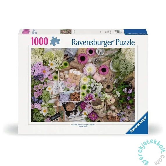 Ravensburger 1000 db-os puzzle - Virágmánia (12000620)