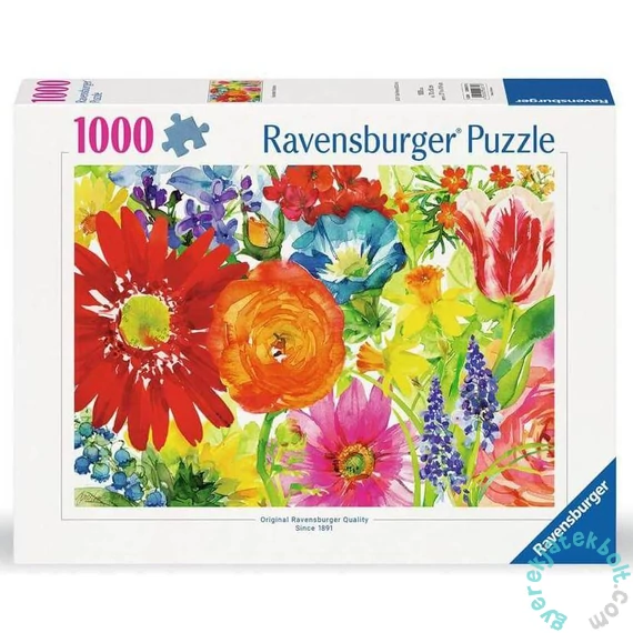 Ravensburger 1000 db-os puzzle - Virágözön (12000671)