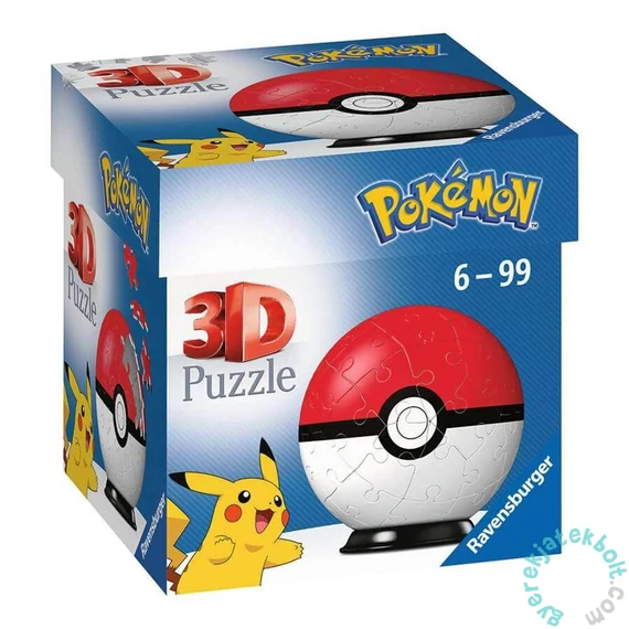 Ravensburger 55 db-os 3D puzzle - Pokémon Poké Balls - Classic (11256)