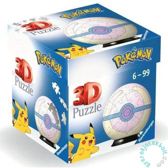 Ravensburger 55 db-os 3D puzzle - Pokémon Poké Balls - Heal Ball (11582)