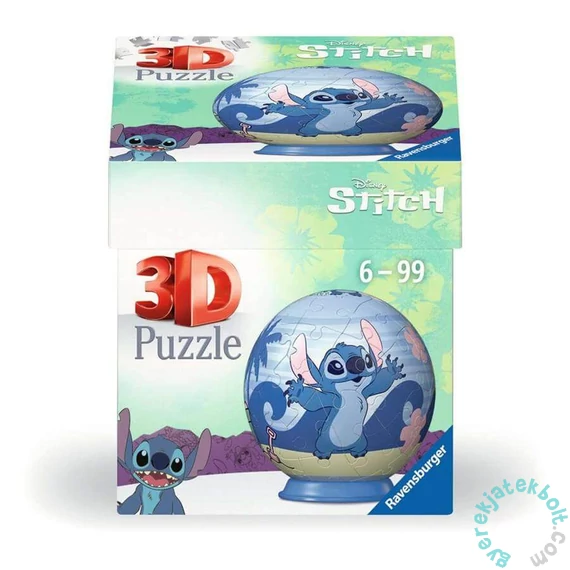 Ravensburger 54 db-os 3D gömb puzzle - Stitch (11597)