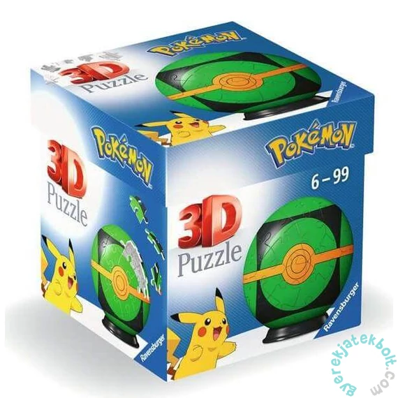 Ravensburger 55 db-os 3D puzzle - Pokémon Poké Balls - Dusk Ball (11626)