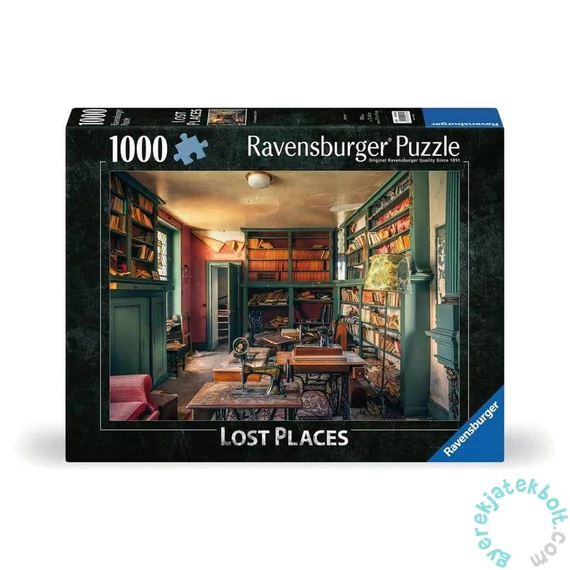 Ravensburger 1000 db-os puzzle - Lost Places Edition - Titokzatos kastélykönyvtár (12000180)