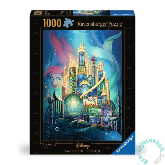 Ravensburger 1000 db-os puzzle - Disney Castle Collection - Ariel (12000265)