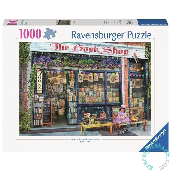 Ravensburger 1000 db-os puzzle - A könyvesbolt (12000670)