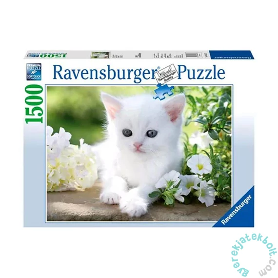 Ravensburger 1500 db-os puzzle - Fehér cica (12000706)