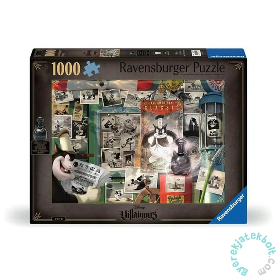 Ravensburger 1000 db-os puzzle - Disney gonoszai - Pete (12001129)