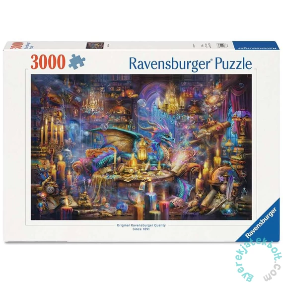 Ravensburger 3000 db-os puzzle - A sárkány könyvtára (12001418)