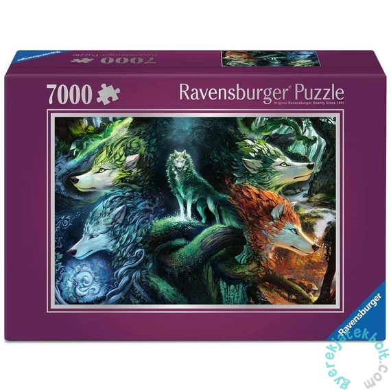 Ravensburger 7000 db-os puzzle - Az erdő suttogása (12001423)
