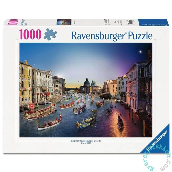 Ravensburger 1000 db-os puzzle - Velence éjjel és nappal (12001433)