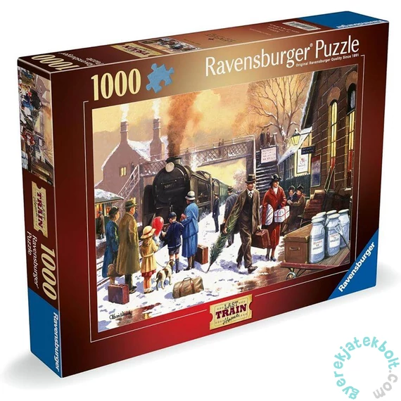 Ravensburger 1000 db-os puzzle - Az utolsó vonat hazafelé (12001573)