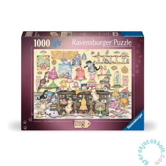 Ravensburger 1000 db-os puzzle - Crazy Cats - Zselémánia (12001574)