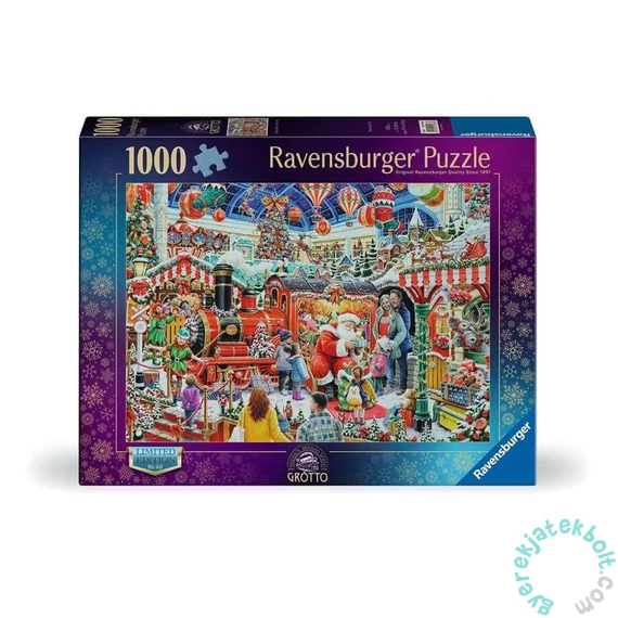 Ravensburger 1000 db-os puzzle - Limitált kiadás - A mikulás gőzöse (12001583)