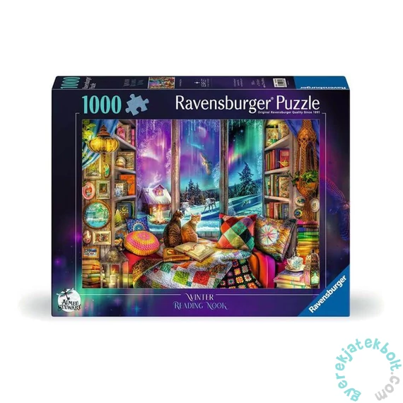 Ravensburger 1000 db-os puzzle - Téli olvasósarok (12001585)