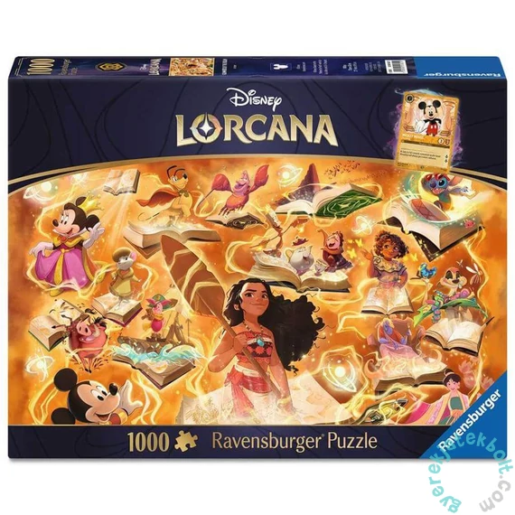 Ravensburger 1000 db-os puzzle - Disney Lorcana - A birodalom csillogása - Borostyán (12001621)