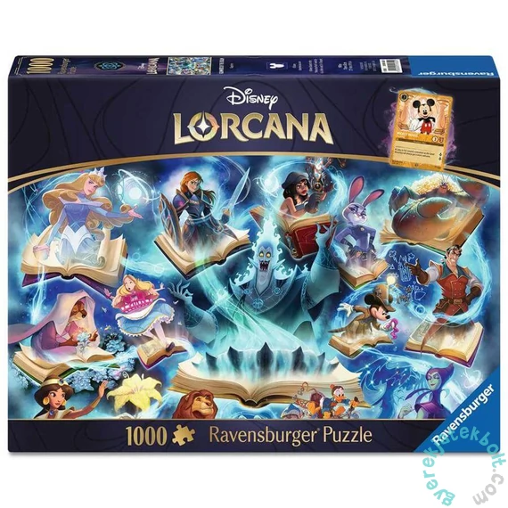 Ravensburger 1000 db-os puzzle - Disney Lorcana - A birodalom csillogása - Zafír (12001625)